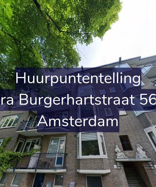 Foto gevel Huurpuntentelling voor Sara Burgerhartstraat 56-3, Amsterdam