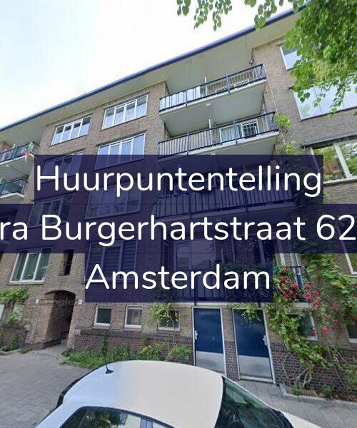 Foto gevel Huurpuntentelling voor Sara Burgerhartstraat 62-H, Amsterdam