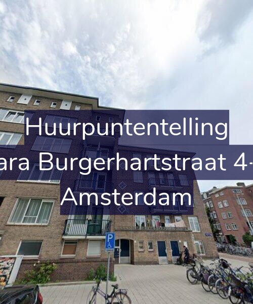 Foto gevel Huurpuntentelling voor Sara Burgerhartstraat 4-1, Amsterdam