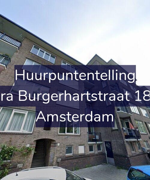 Foto gevel Huurpuntentelling voor Sara Burgerhartstraat 18-1, Amsterdam