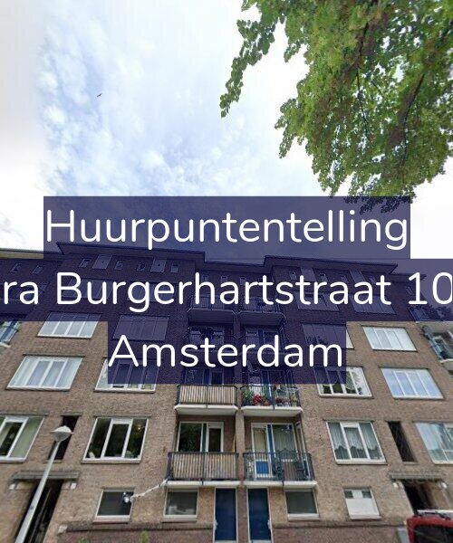 Foto gevel Huurpuntentelling voor Sara Burgerhartstraat 10-2, Amsterdam