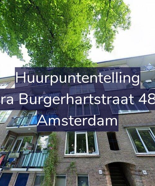 Foto gevel Huurpuntentelling voor Sara Burgerhartstraat 48-3, Amsterdam