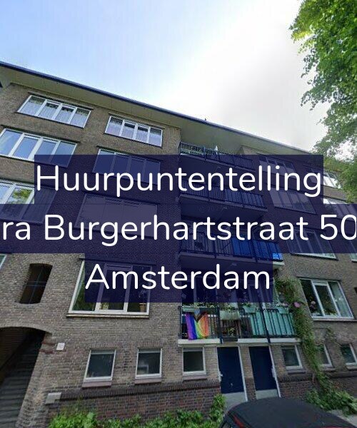 Foto gevel Huurpuntentelling voor Sara Burgerhartstraat 50-1, Amsterdam