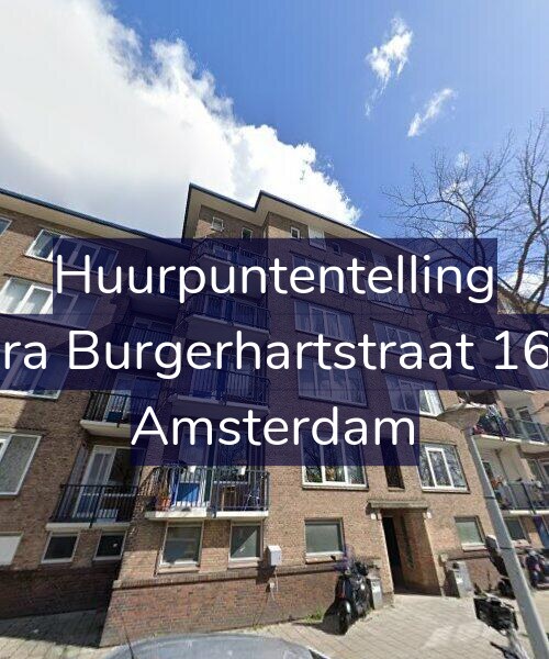 Foto gevel Huurpuntentelling voor Sara Burgerhartstraat 16-1, Amsterdam