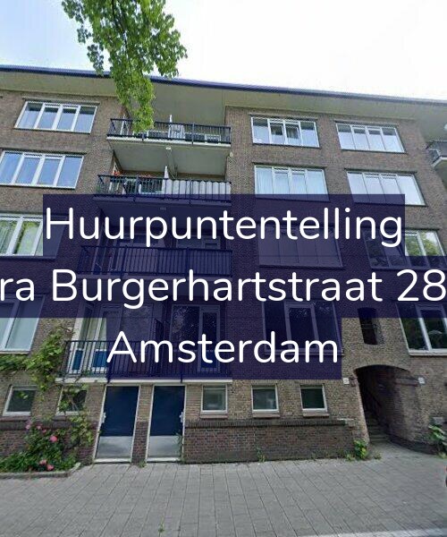 Foto gevel Huurpuntentelling voor Sara Burgerhartstraat 28-H, Amsterdam