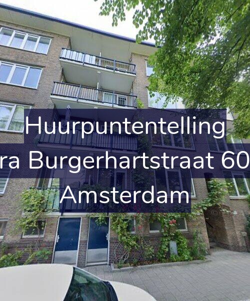 Foto gevel Huurpuntentelling voor Sara Burgerhartstraat 60-H, Amsterdam
