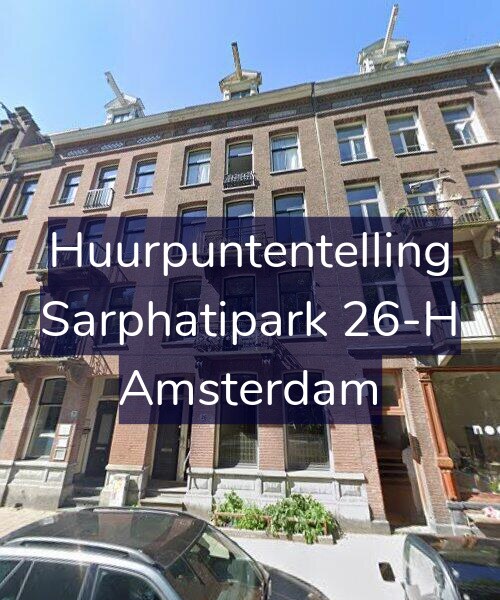 Foto gevel Huurpuntentelling voor Sarphatipark 26-H, Amsterdam