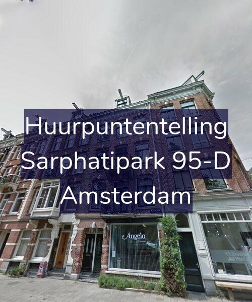 Foto gevel Huurpuntentelling voor Sarphatipark 95-D, Amsterdam