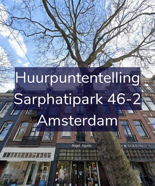 Foto gevel Huurpuntentelling voor Sarphatipark 46-2, Amsterdam
