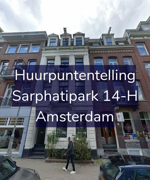 Foto gevel Huurpuntentelling voor Sarphatipark 14-H, Amsterdam