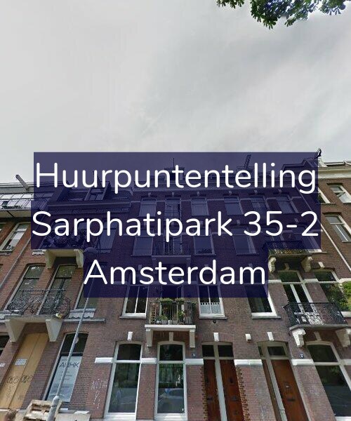 Foto gevel Huurpuntentelling voor Sarphatipark 35-2, Amsterdam