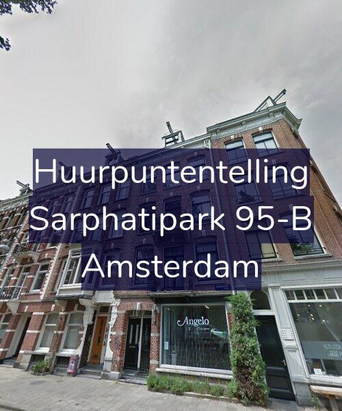 Foto gevel Huurpuntentelling voor Sarphatipark 95-B, Amsterdam