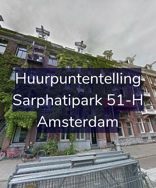 Foto gevel Huurpuntentelling voor Sarphatipark 51-H, Amsterdam