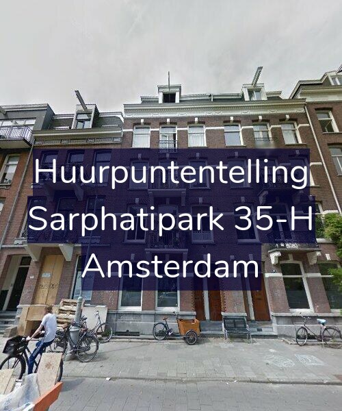 Foto gevel Huurpuntentelling voor Sarphatipark 35-H, Amsterdam