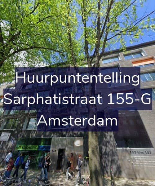 Foto gevel Huurpuntentelling voor Sarphatistraat 155-G, Amsterdam