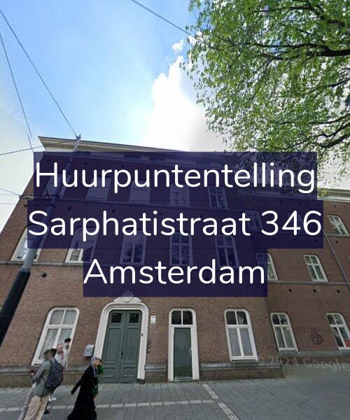 Foto gevel Huurpuntentelling voor Sarphatistraat 346, Amsterdam
