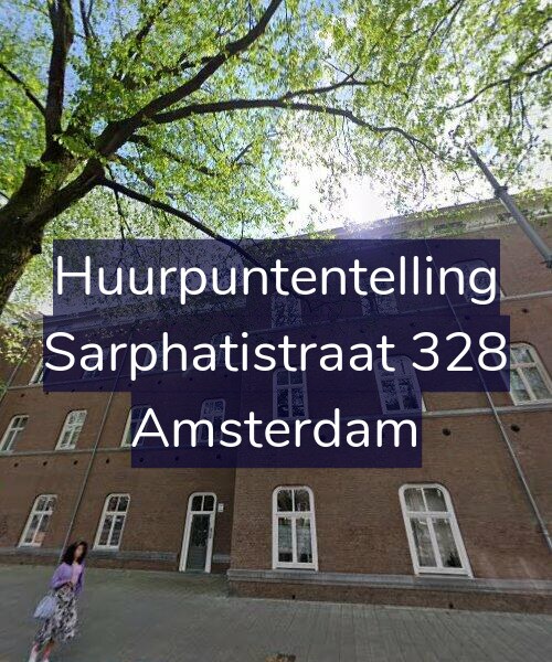 Foto gevel Huurpuntentelling voor Sarphatistraat 328, Amsterdam