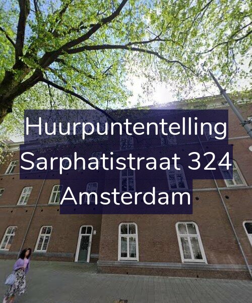 Foto gevel Huurpuntentelling voor Sarphatistraat 324, Amsterdam