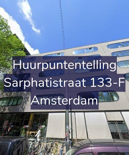 Foto gevel Huurpuntentelling voor Sarphatistraat 133-F, Amsterdam