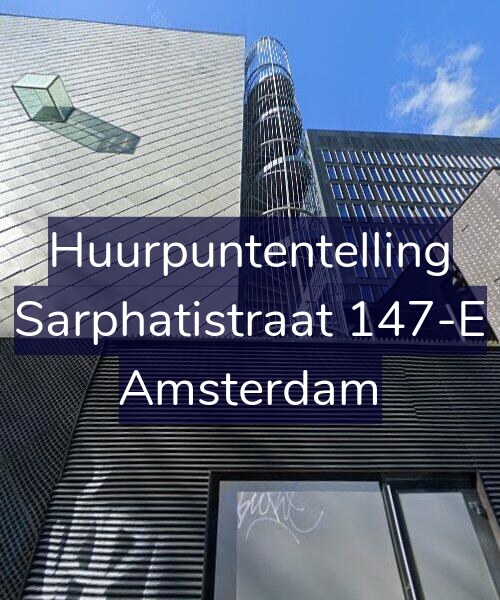 Foto gevel Huurpuntentelling voor Sarphatistraat 147-E, Amsterdam