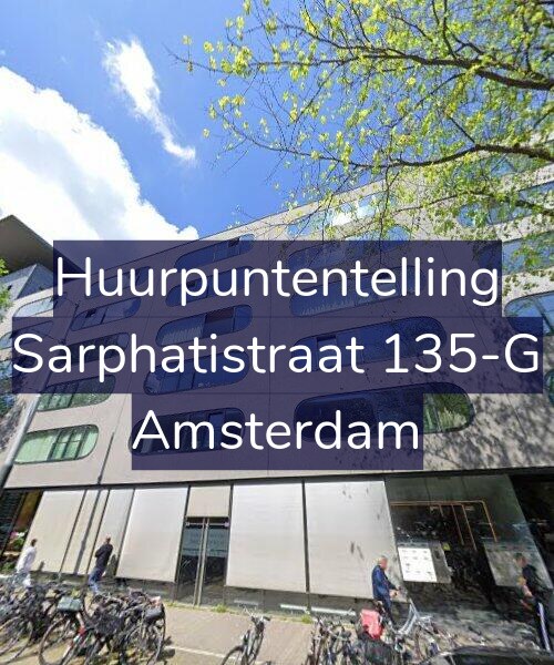 Foto gevel Huurpuntentelling voor Sarphatistraat 135-G, Amsterdam