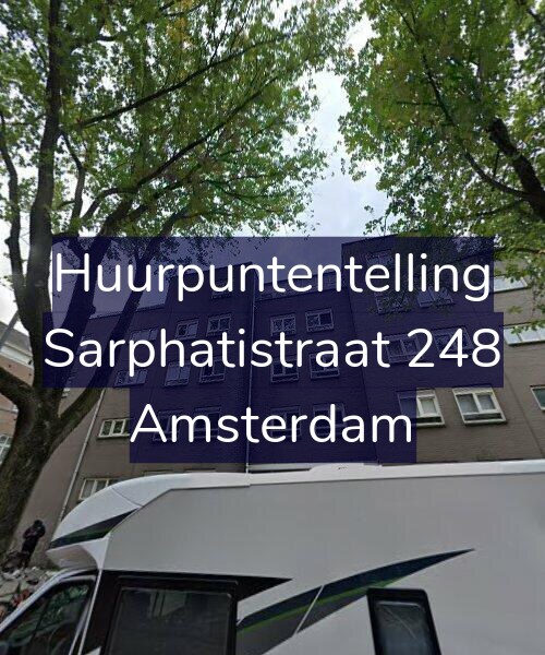 Foto gevel Huurpuntentelling voor Sarphatistraat 248, Amsterdam