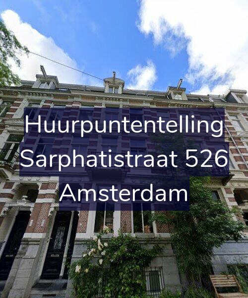 Foto gevel Huurpuntentelling voor Sarphatistraat 526, Amsterdam