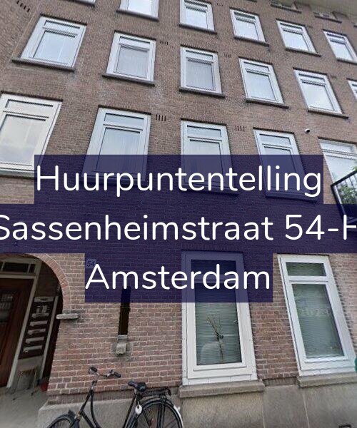 Foto gevel Huurpuntentelling voor Sassenheimstraat 54-H, Amsterdam