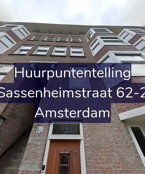 Foto gevel Huurpuntentelling voor Sassenheimstraat 62-2, Amsterdam