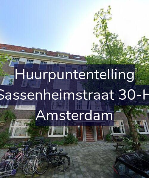 Foto gevel Huurpuntentelling voor Sassenheimstraat 30-H, Amsterdam