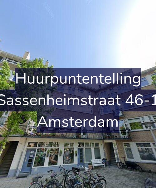 Foto gevel Huurpuntentelling voor Sassenheimstraat 46-1, Amsterdam