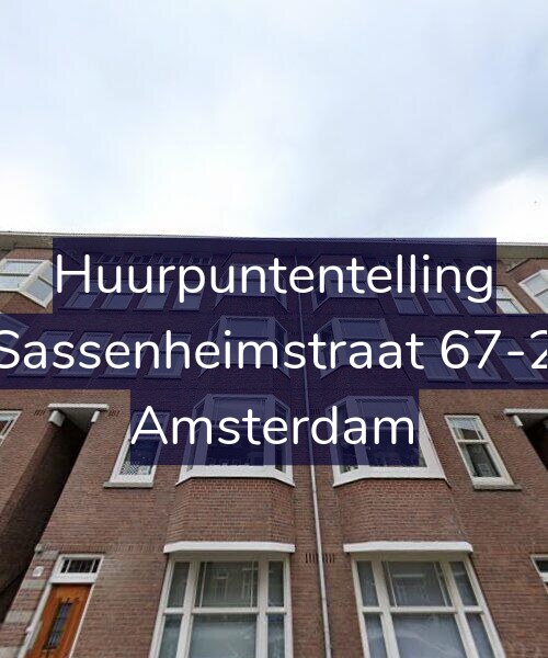 Foto gevel Huurpuntentelling voor Sassenheimstraat 67-2, Amsterdam