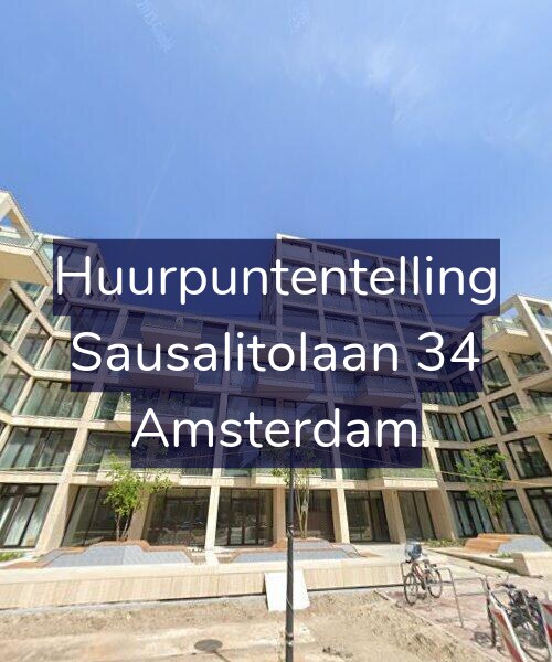 Foto gevel Huurpuntentelling voor Sausalitolaan 34, Amsterdam