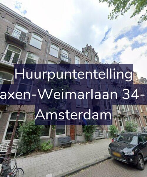 Foto gevel Huurpuntentelling voor Saxen-Weimarlaan 34-H, Amsterdam