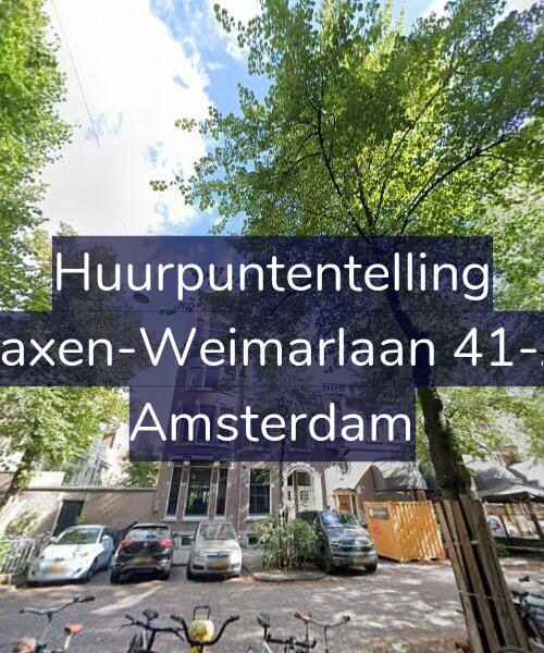 Foto gevel Huurpuntentelling voor Saxen-Weimarlaan 41-A, Amsterdam