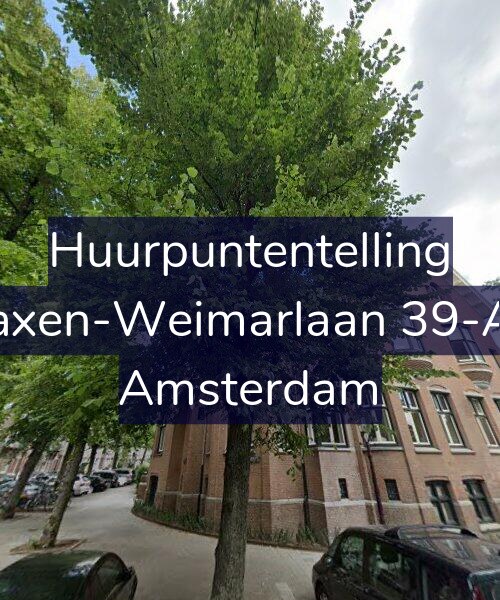 Foto gevel Huurpuntentelling voor Saxen-Weimarlaan 39-A1, Amsterdam