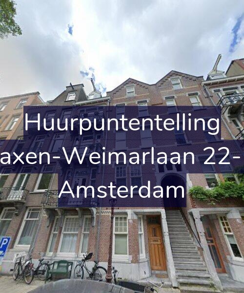 Foto gevel Huurpuntentelling voor Saxen-Weimarlaan 22-H, Amsterdam