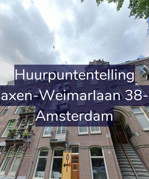Foto gevel Huurpuntentelling voor Saxen-Weimarlaan 38-2, Amsterdam