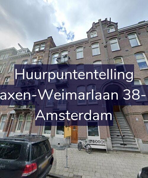 Foto gevel Huurpuntentelling voor Saxen-Weimarlaan 38-H, Amsterdam