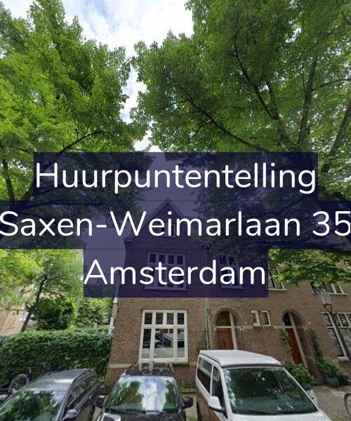 Foto gevel Huurpuntentelling voor Saxen-Weimarlaan 35, Amsterdam