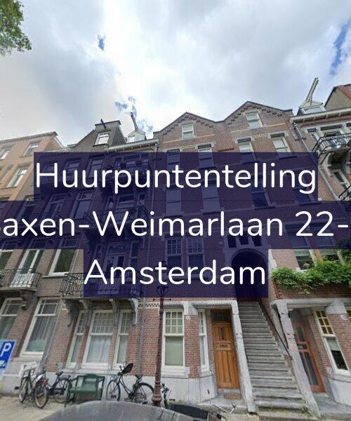 Foto gevel Huurpuntentelling voor Saxen-Weimarlaan 22-3, Amsterdam