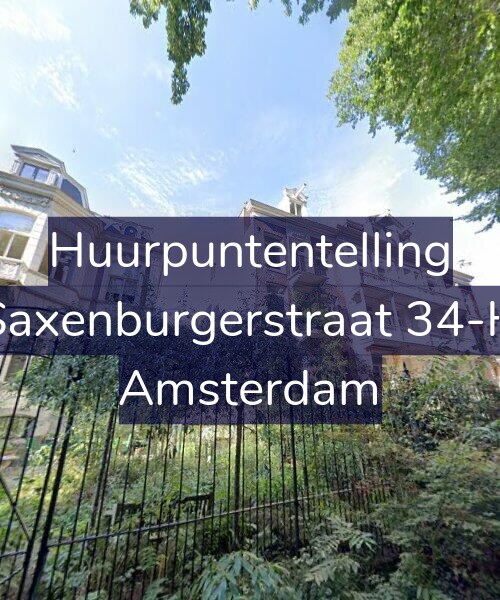 Foto gevel Huurpuntentelling voor Saxenburgerstraat 34-H, Amsterdam