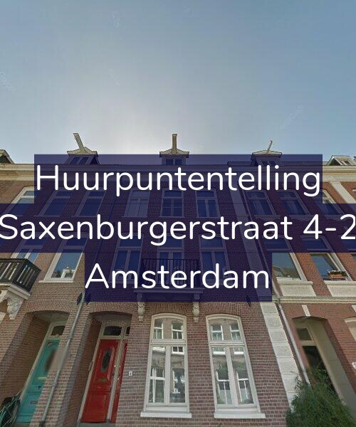 Foto gevel Huurpuntentelling voor Saxenburgerstraat 4-2, Amsterdam