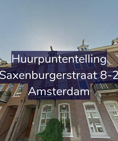 Foto gevel Huurpuntentelling voor Saxenburgerstraat 8-2, Amsterdam