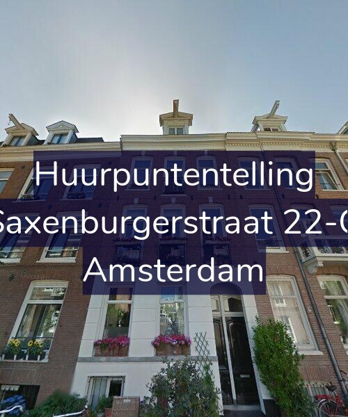 Foto gevel Huurpuntentelling voor Saxenburgerstraat 22-O, Amsterdam