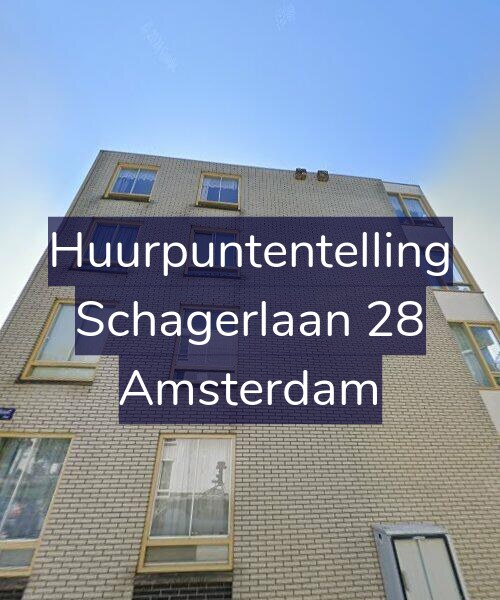 Foto gevel Huurpuntentelling voor Schagerlaan 28, Amsterdam