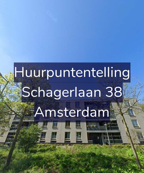 Foto gevel Huurpuntentelling voor Schagerlaan 38, Amsterdam
