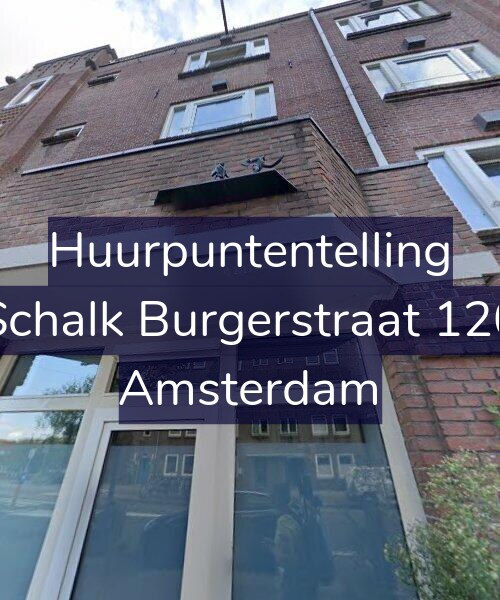 Foto gevel Huurpuntentelling voor Schalk Burgerstraat 120, Amsterdam