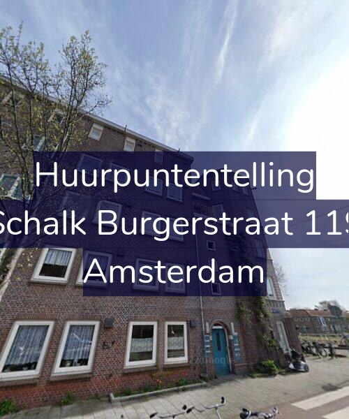 Foto gevel Huurpuntentelling voor Schalk Burgerstraat 119, Amsterdam