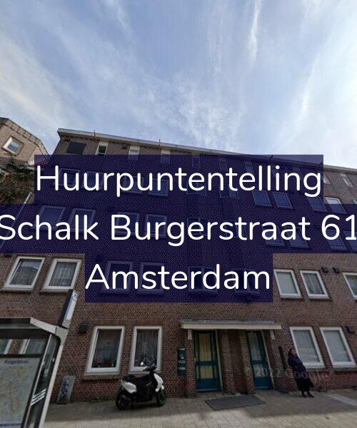 Foto gevel Huurpuntentelling voor Schalk Burgerstraat 61, Amsterdam